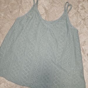 Elegant Lace Women’s Top in Light Blue